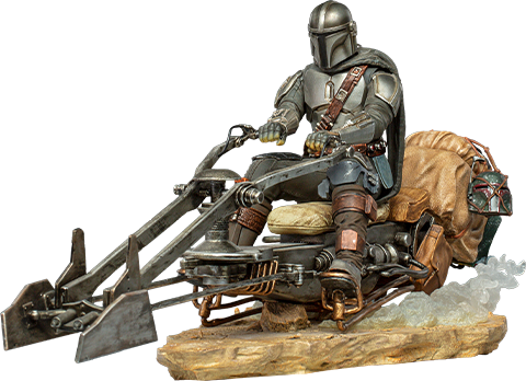 The Mandalorian on Speederbike Deluxe