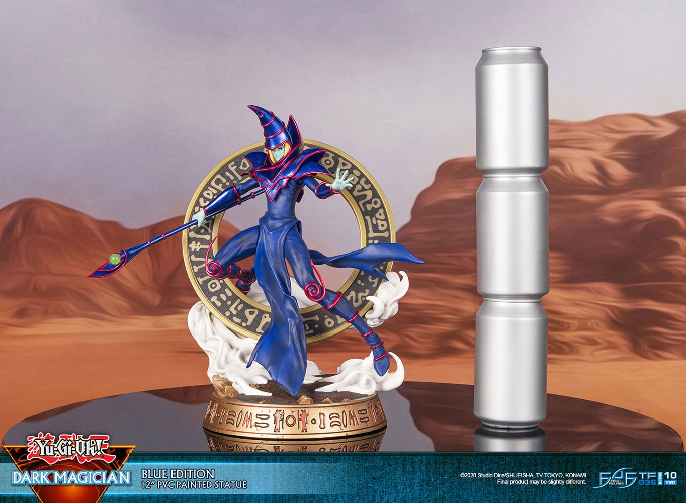 Dark Magician (Blue Variant) Statue by First 4 Figures