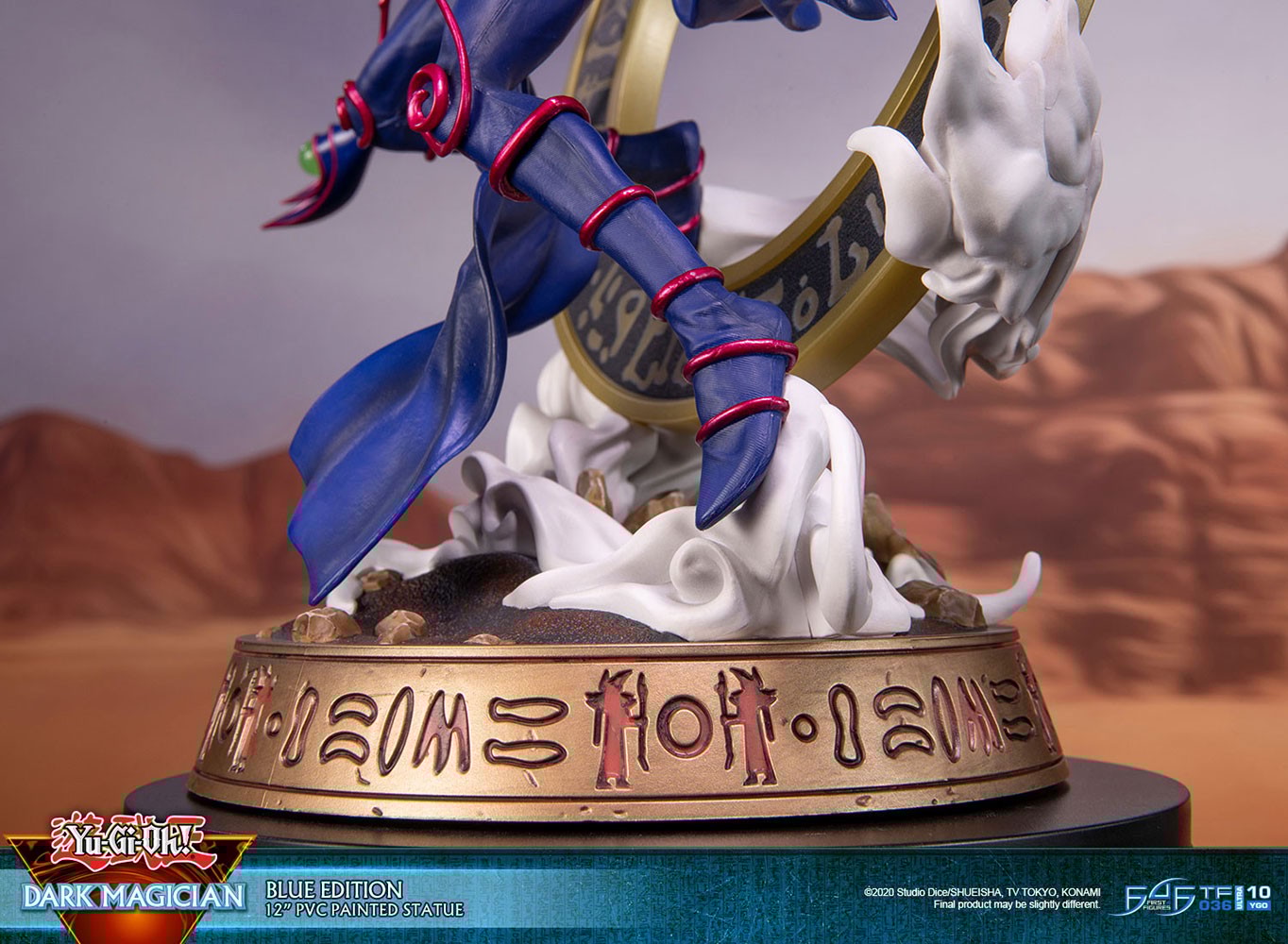 Dark Magician (Blue Variant) Statue by First 4 Figures