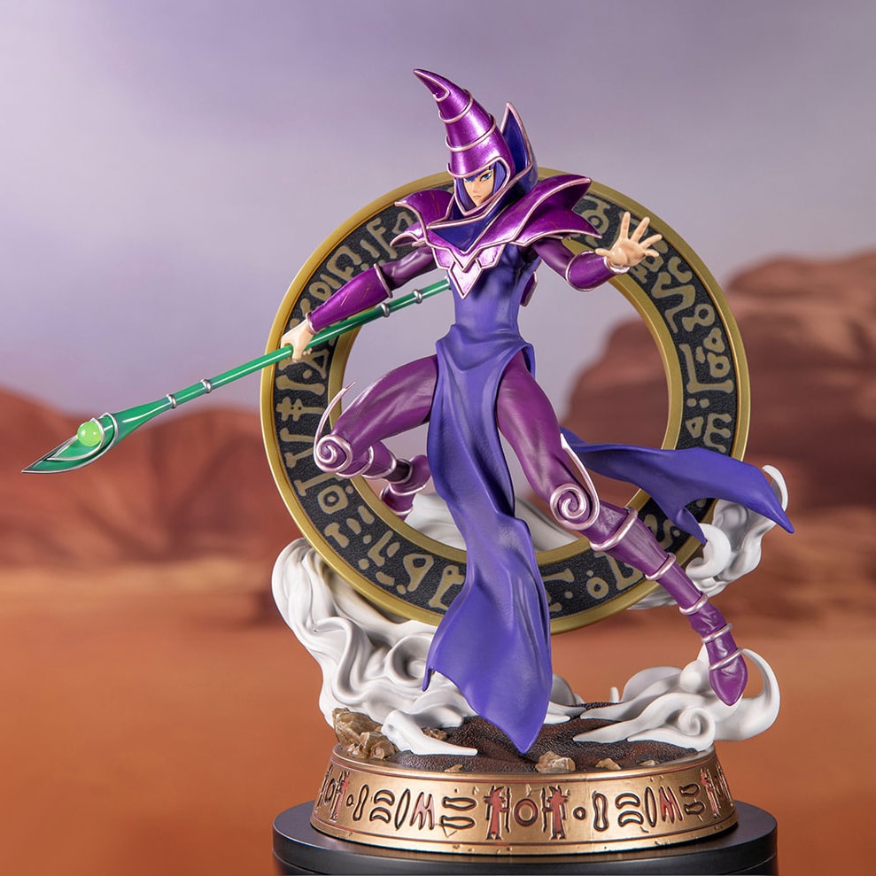 Yu-Gi-Oh! Dark Magician (Purple Variant) Statues  (Prototype Shown) View 1