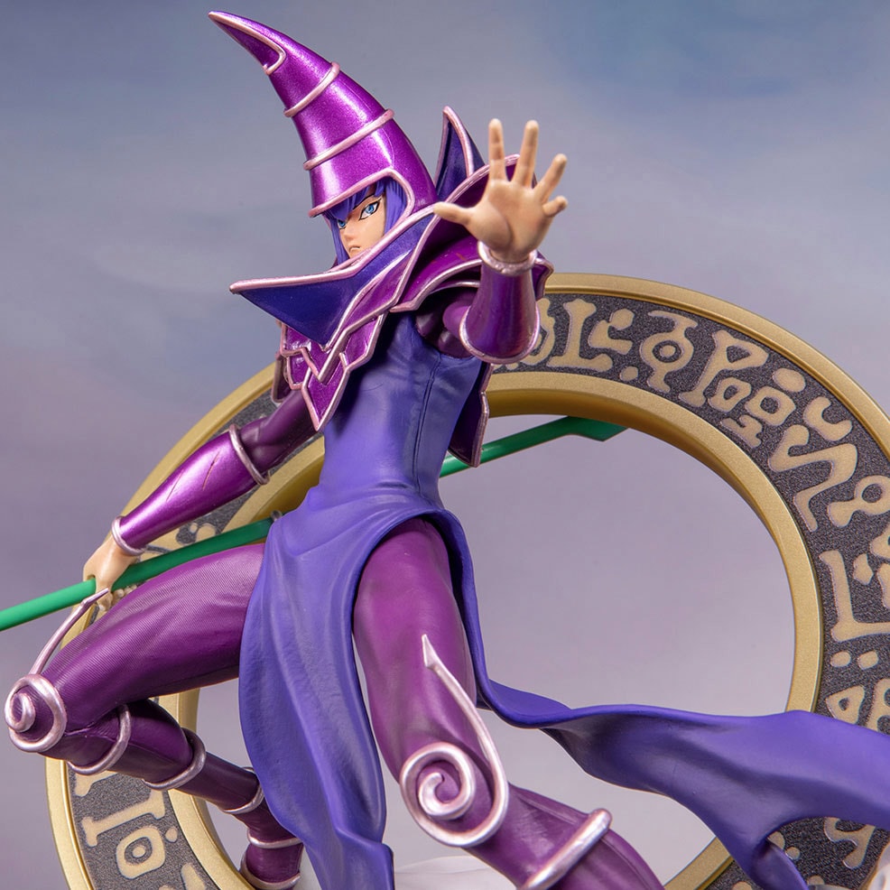 Yu-Gi-Oh! Dark Magician (Purple Variant) Statues  (Prototype Shown) View 3