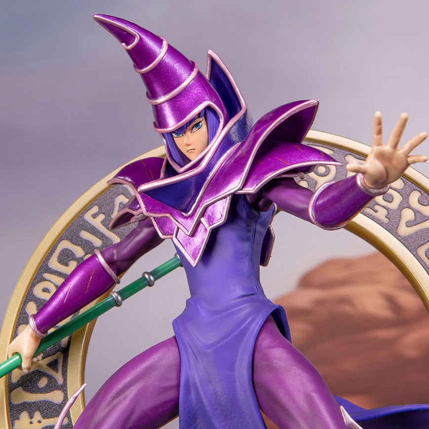 Yu-Gi-Oh! Dark Magician (Purple Variant) Statues  (Prototype Shown) View 5