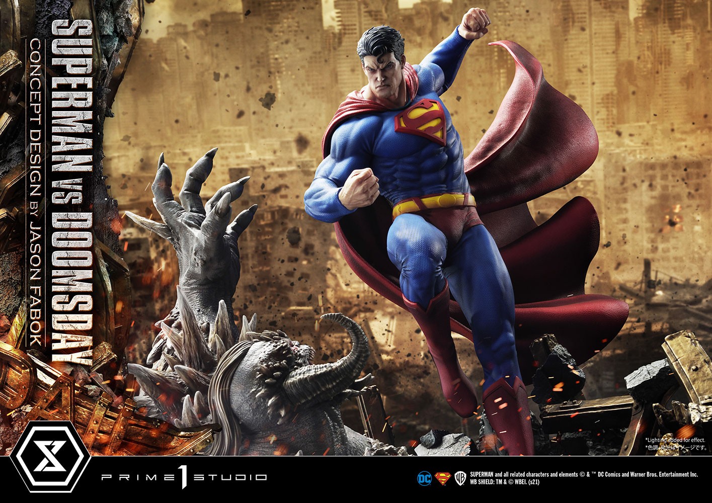 DC Comics Superman VS Doomsday Statues  Collector Edition View 3