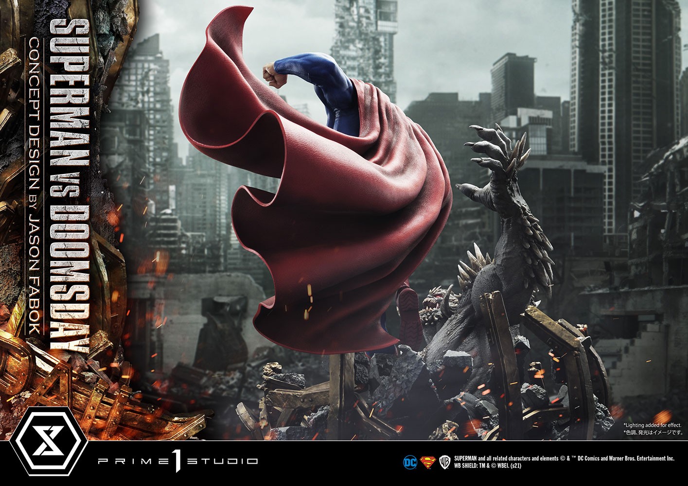 DC Comics Superman VS Doomsday Statues  Collector Edition View 6