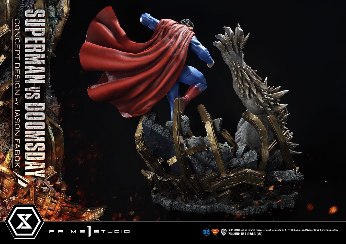 DC Comics Superman VS Doomsday Statues  Collector Edition View 12