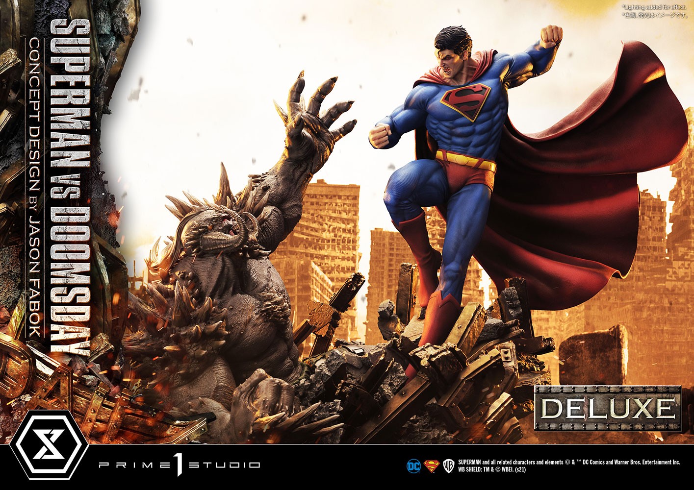 DC Comics Superman VS Doomsday (Deluxe Version) Statues  View 3