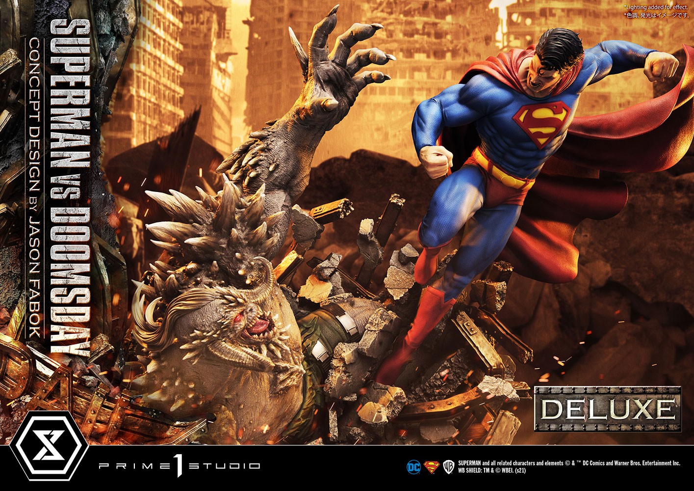 DC Comics Superman VS Doomsday (Deluxe Version) Statues  View 4