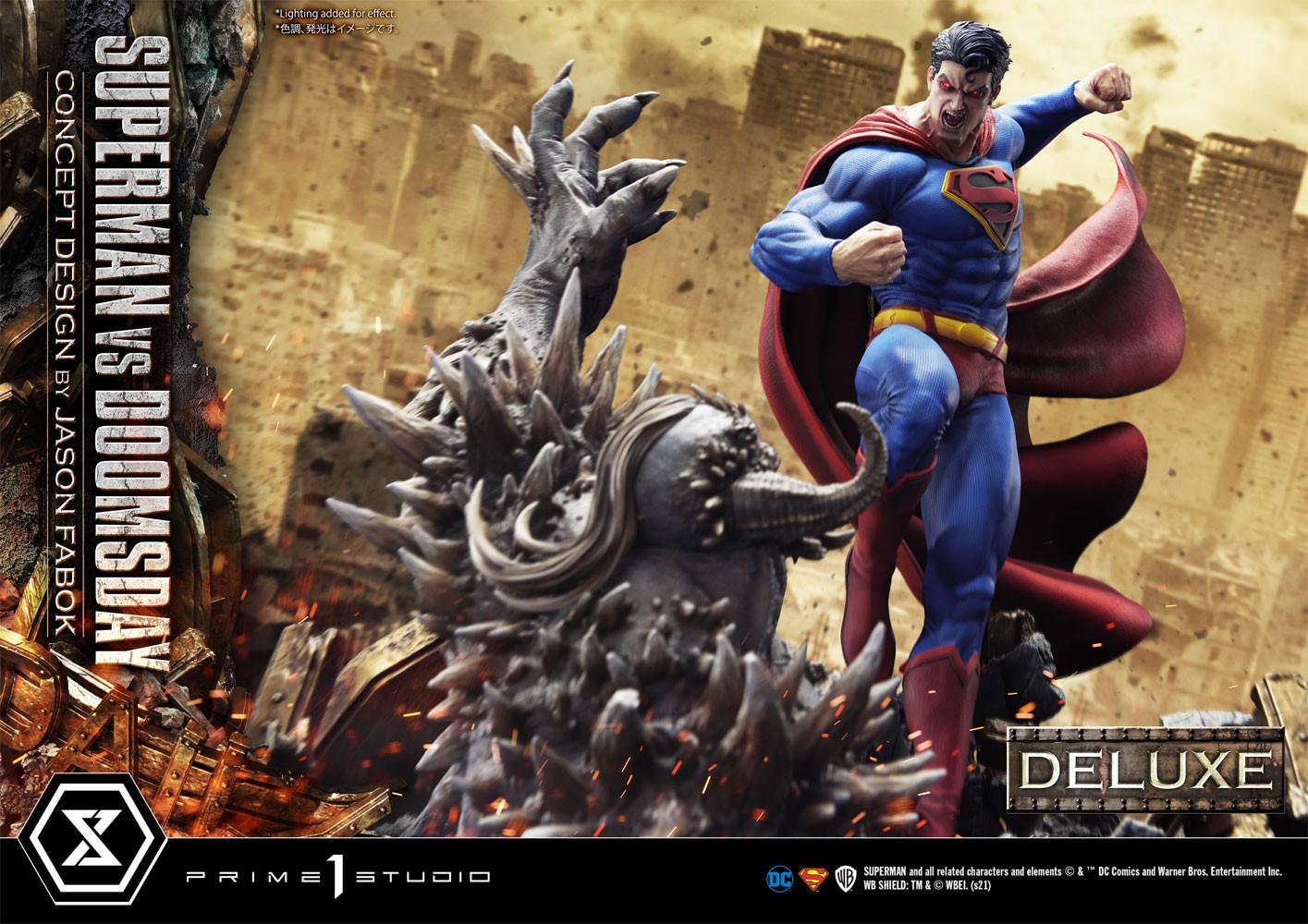 DC Comics Superman VS Doomsday (Deluxe Version) Statues  View 6