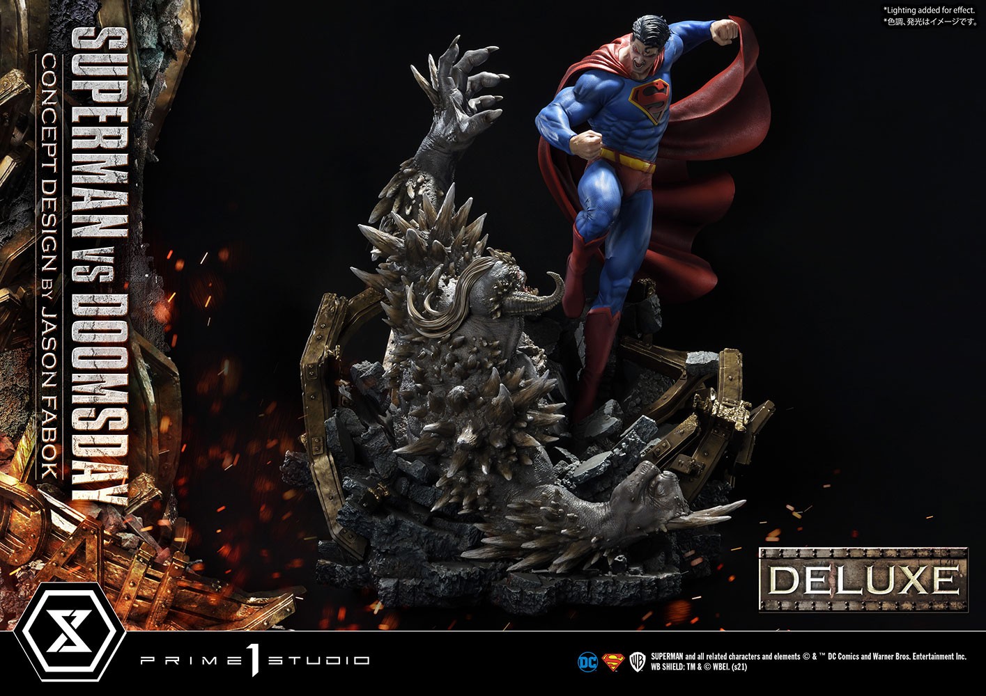 DC Comics Superman VS Doomsday (Deluxe Version) Statues  View 10