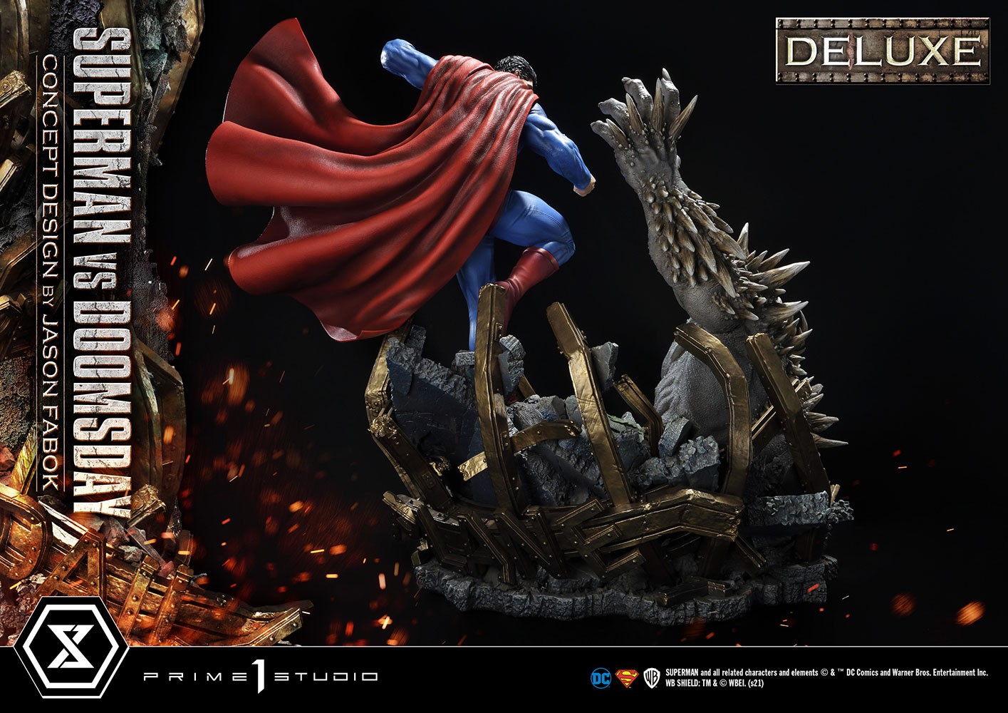 DC Comics Superman VS Doomsday (Deluxe Version) Statues  View 11