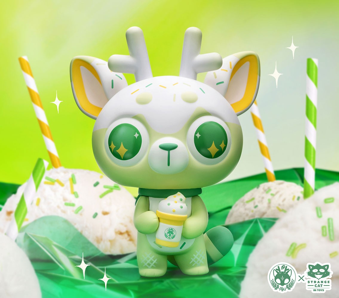 DeerCat Melon Ice Cream Soda- Prototype Shown