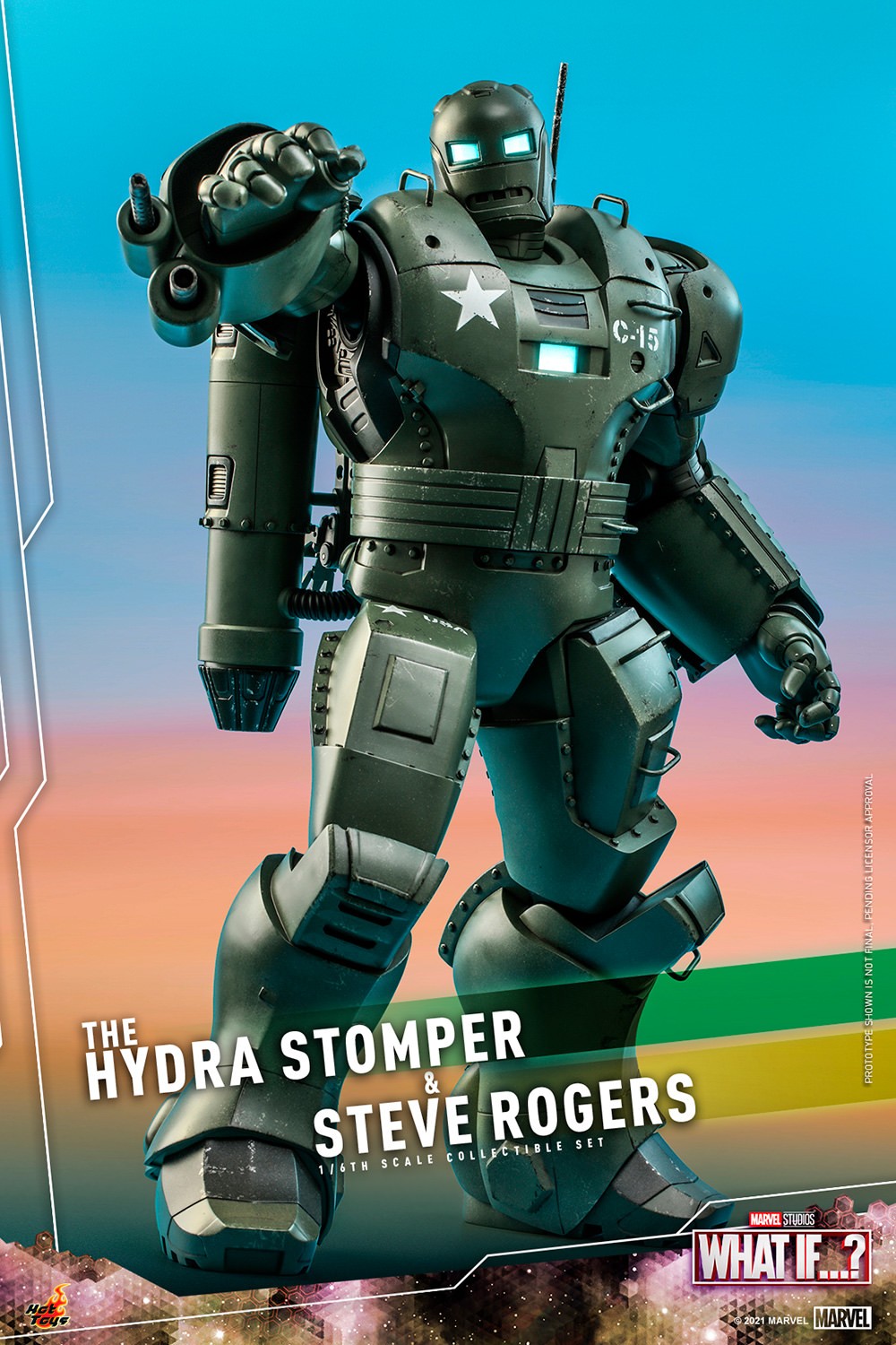 Steve Rogers and The Hydra Stomper (Prototype Shown) View 3