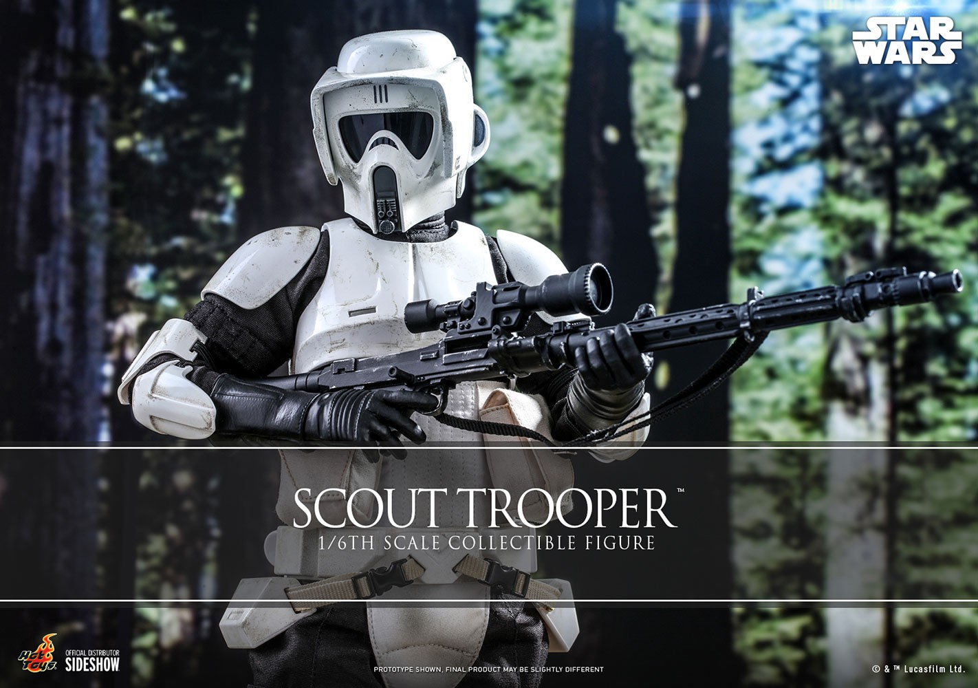 Scout Trooper Sixth Scale Figure by Hot Toys Sideshow Collectibles