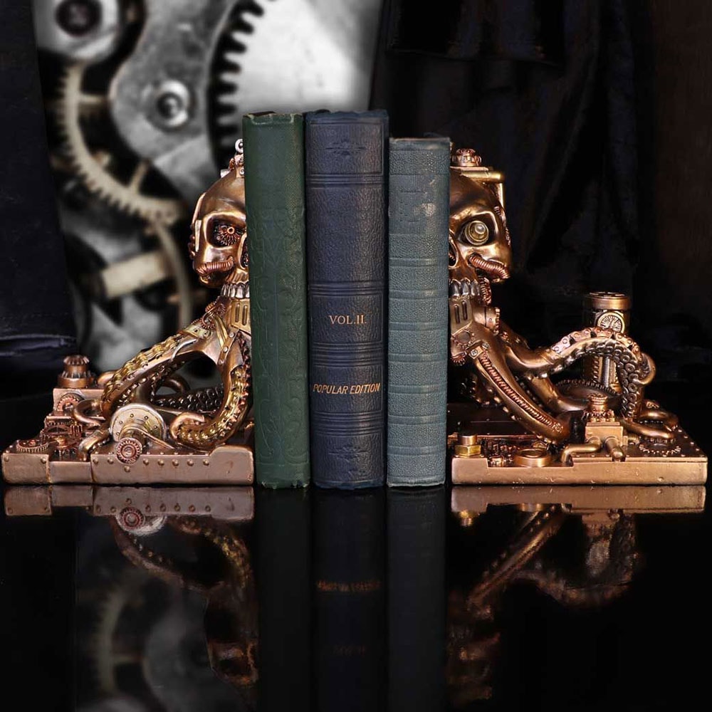 Octonium Mechanical Octopus Bookends