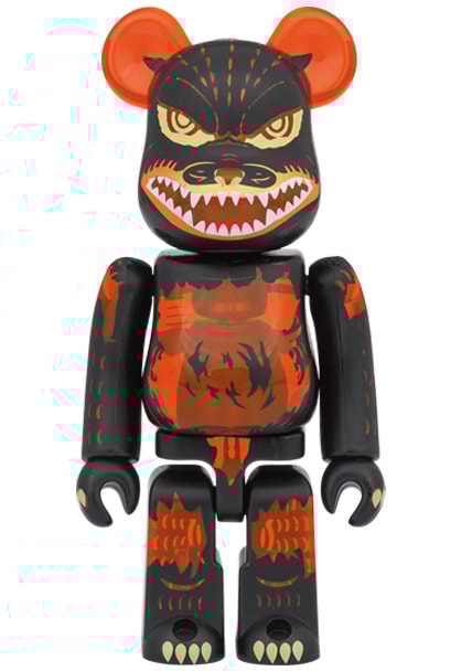 Be@rbrick Godzilla (Meltdown: Clear Orange Version) 100% and 400% (Prototype Shown) View 2