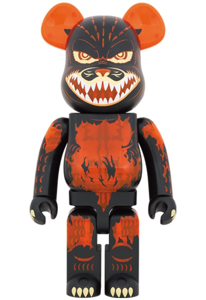 Be@rbrick Godzilla (Meltdown: Clear Orange Version) 1000% (Prototype Shown) View 1