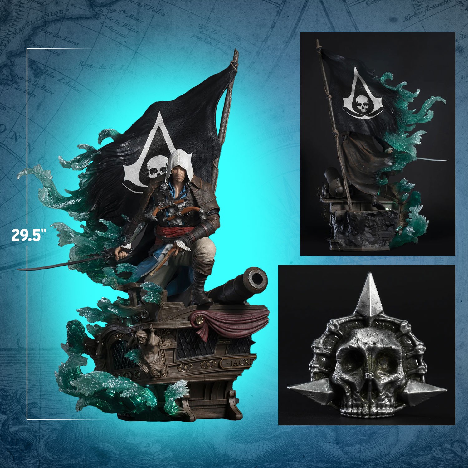 Assassins Creed Captain Edward Kenway Statues  Exclusive Edition View 2