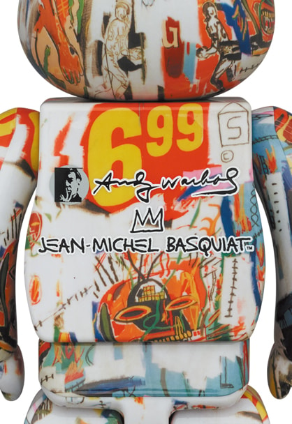 Be@rbrick Andy Warhol x JEAN-MICHEL BASQUIAT #4 400%- Prototype Shown