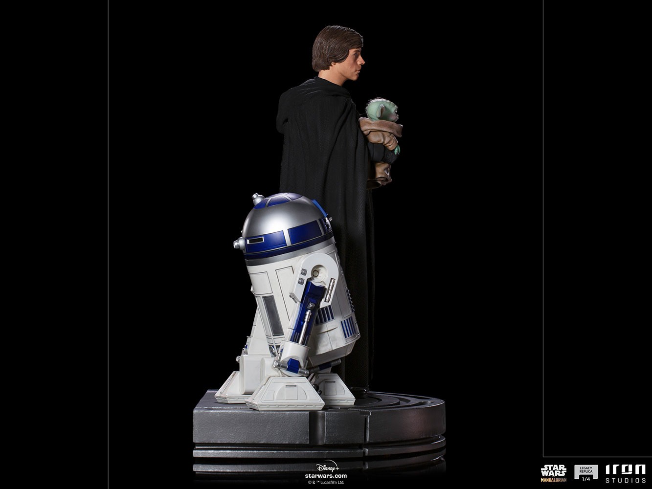 Luke Skywalker, R2-D2 and Grogu- Prototype Shown