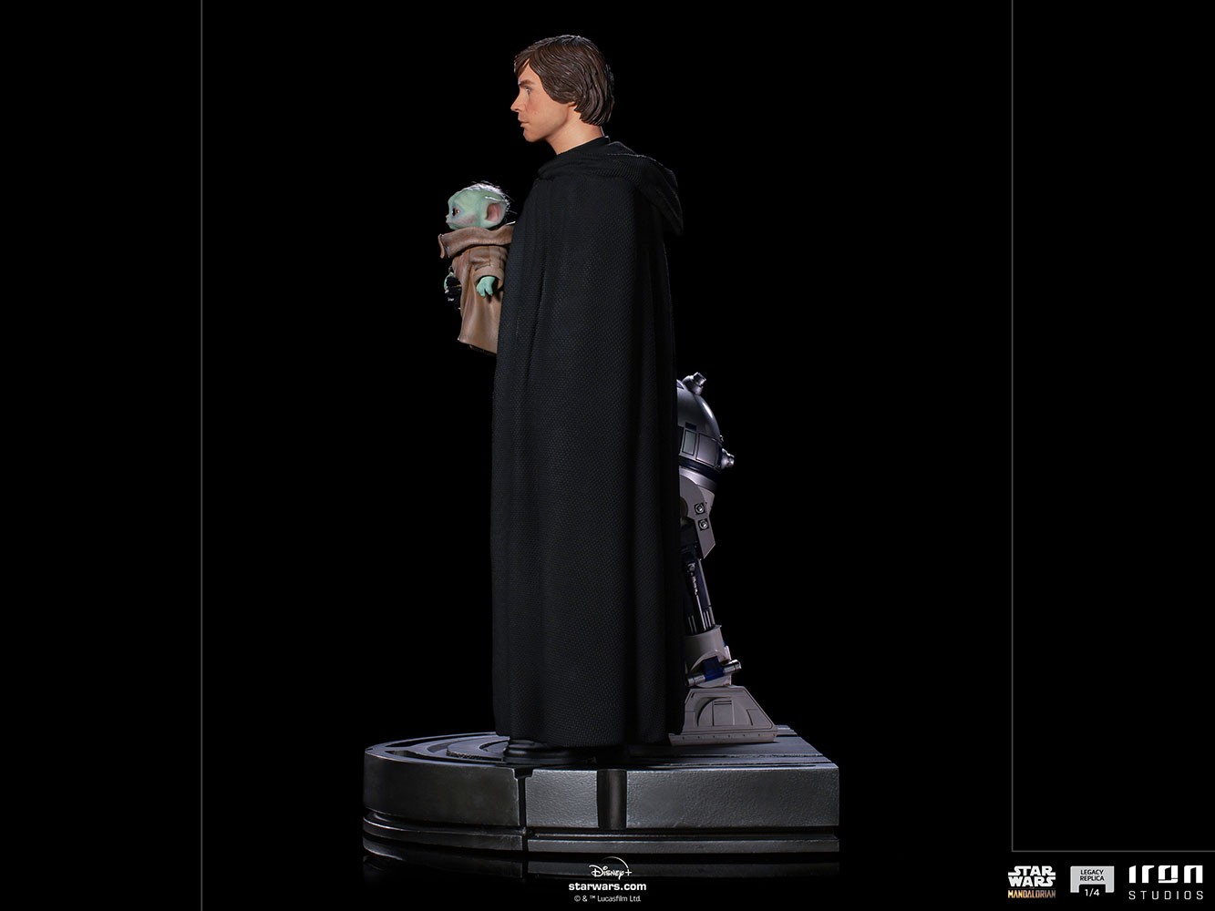 Luke Skywalker, R2-D2 and Grogu- Prototype Shown