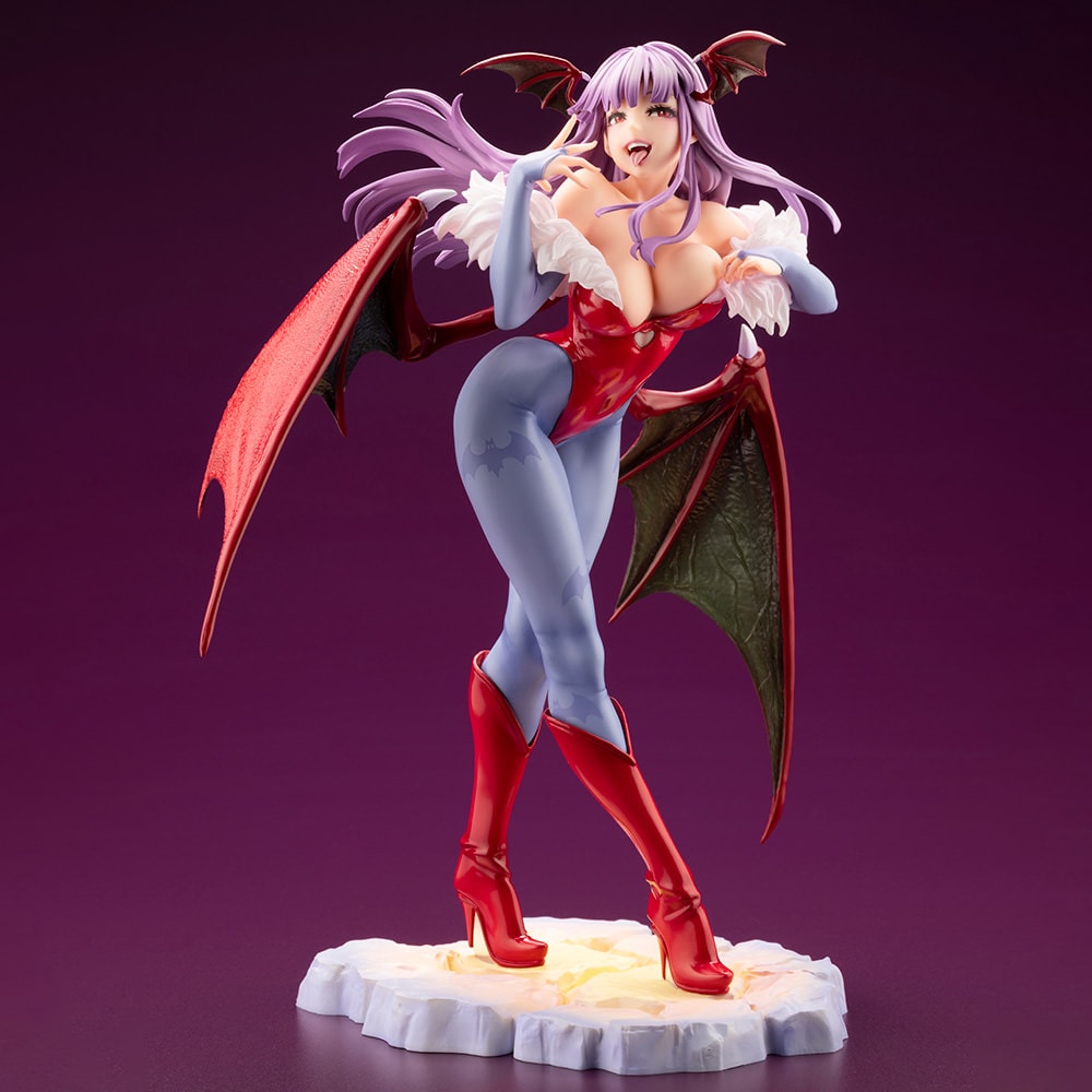 Kotobukiya Darkstalkers Morrigan フィギュア Darkstalkers Morrigan Bishoujo Statue | Sideshow Collectibles