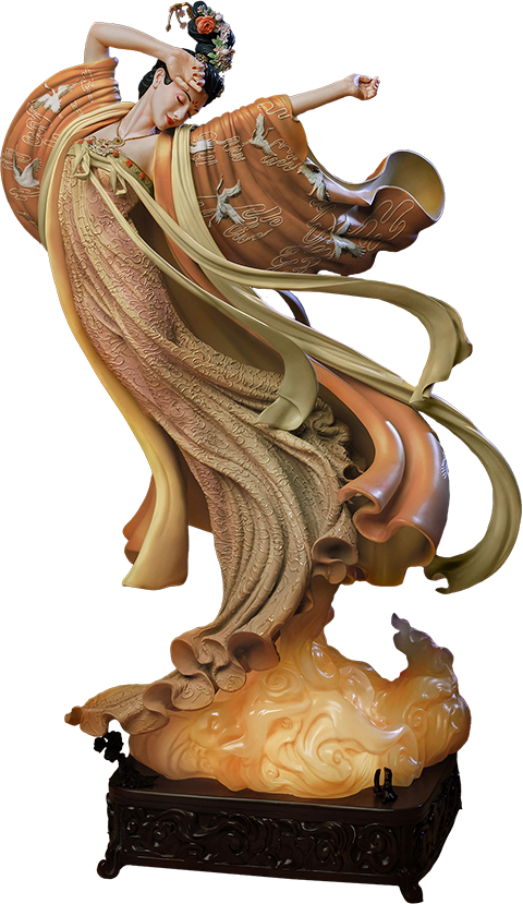 The Flying Princess Crane Statue Elite