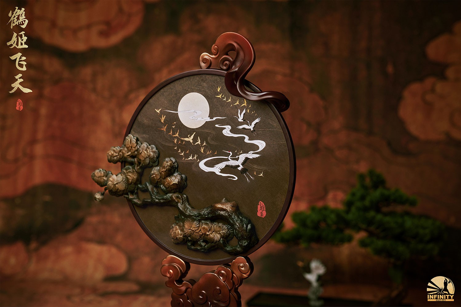 The Flying Princess Crane Statue Deluxe- Prototype Shown