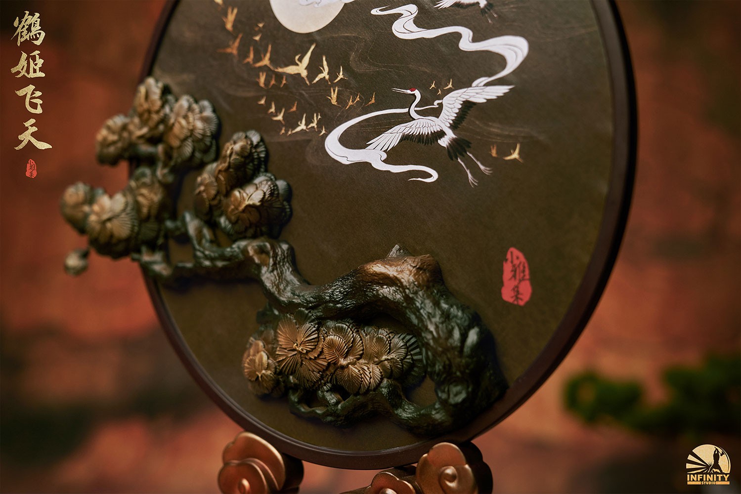 The Flying Princess Crane Statue Deluxe- Prototype Shown