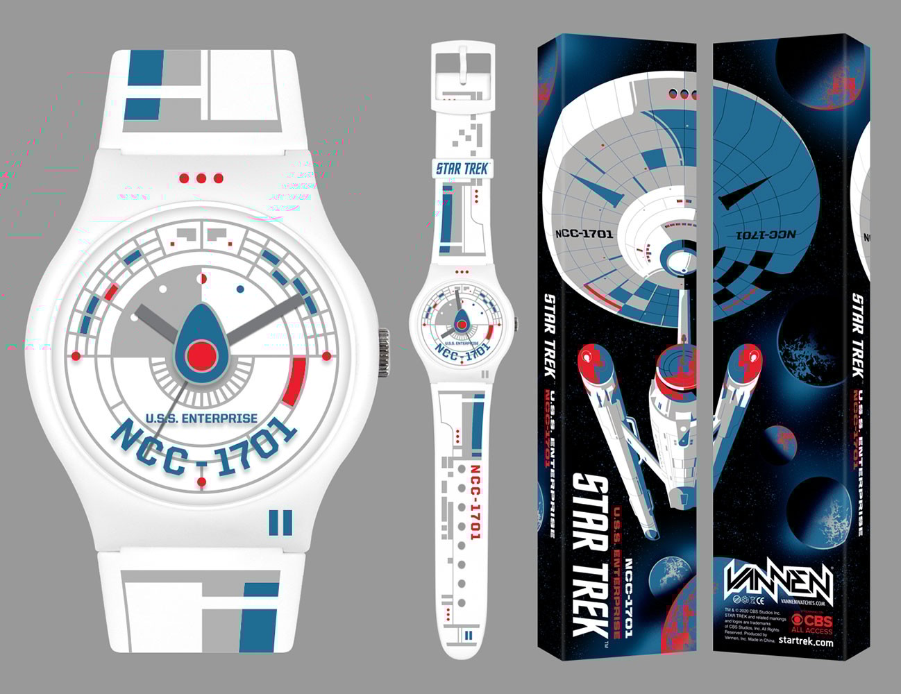 Star Trek U.S.S. Enterprise White Watch View 2