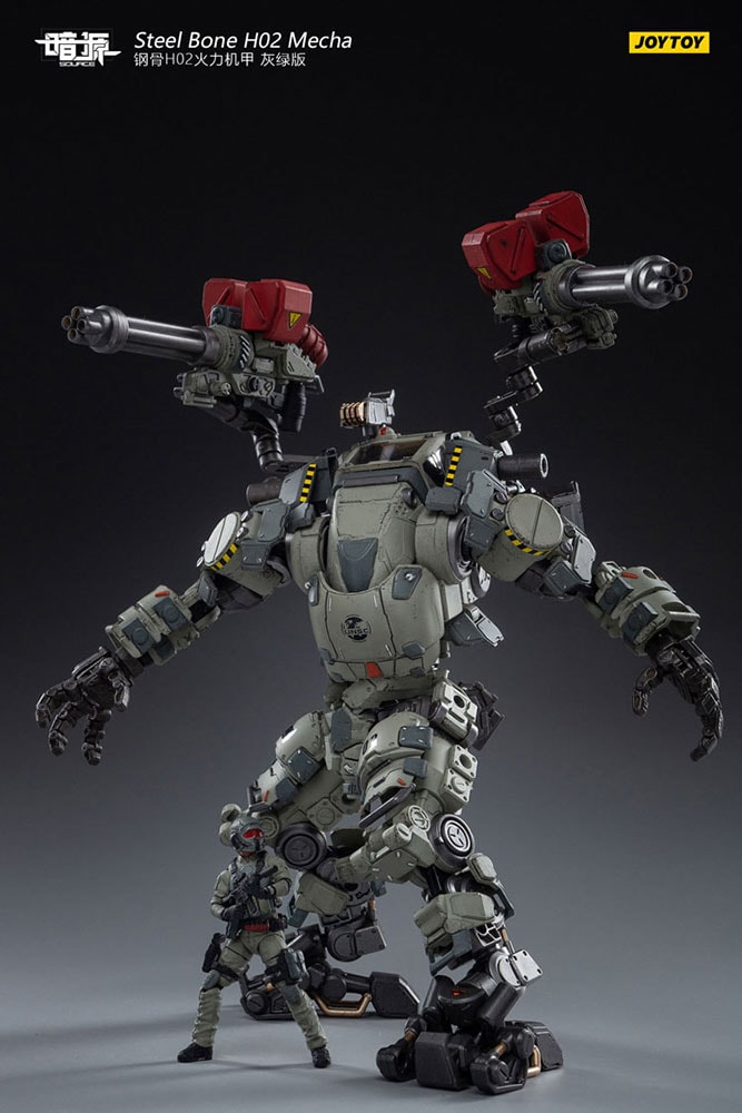 Steel Bone H20 Firepower Mecha (Gray-Green)