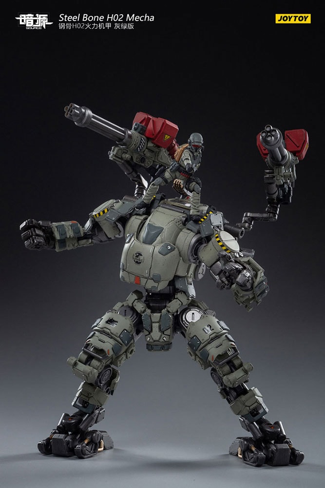 Steel Bone H20 Firepower Mecha (Gray-Green)