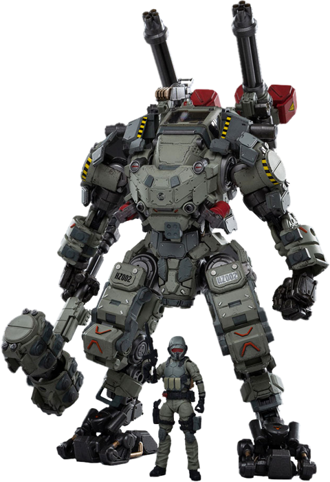 Steel Bone H20 Firepower Mecha (Gray-Green)