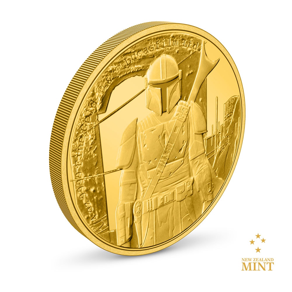 The Mandalorian™ ¼ oz Gold Coin