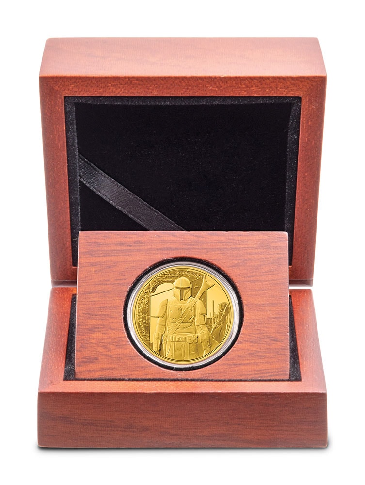 The Mandalorian™ ¼ oz Gold Coin