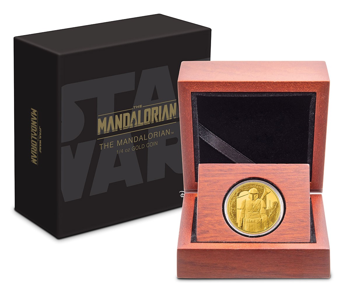 The Mandalorian™ ¼ oz Gold Coin