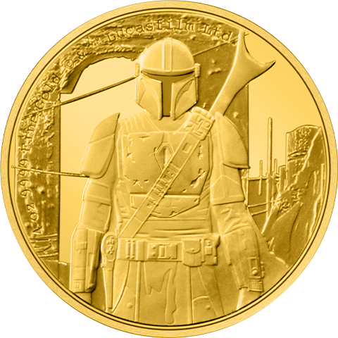 The Mandalorian™ ¼ oz Gold Coin