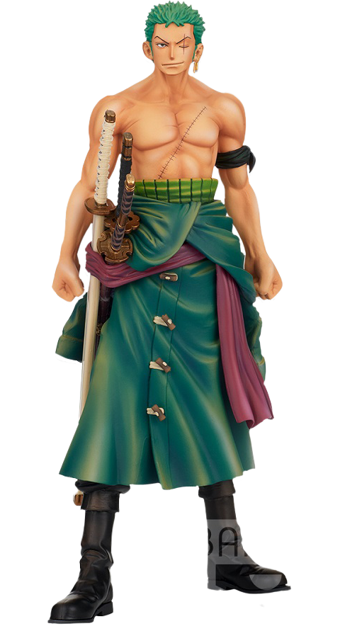 Banpresto - One Piece Roronoa Zoro Manga Dimensions Grandista Figure : Toys & Games