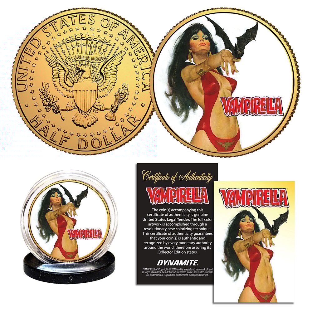 Vampirella (Jose Gonzales) Gold Coin