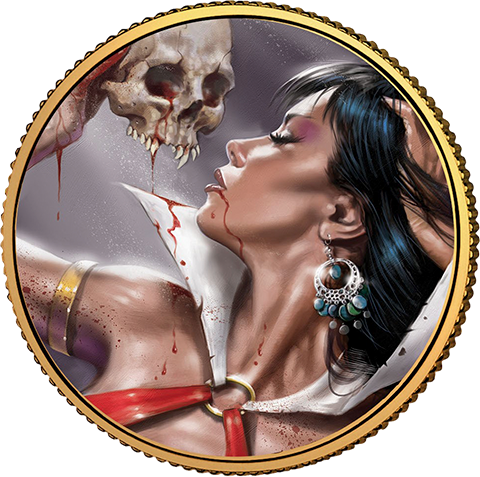 Vampirella (Lucio Parrillo) Gold Coin