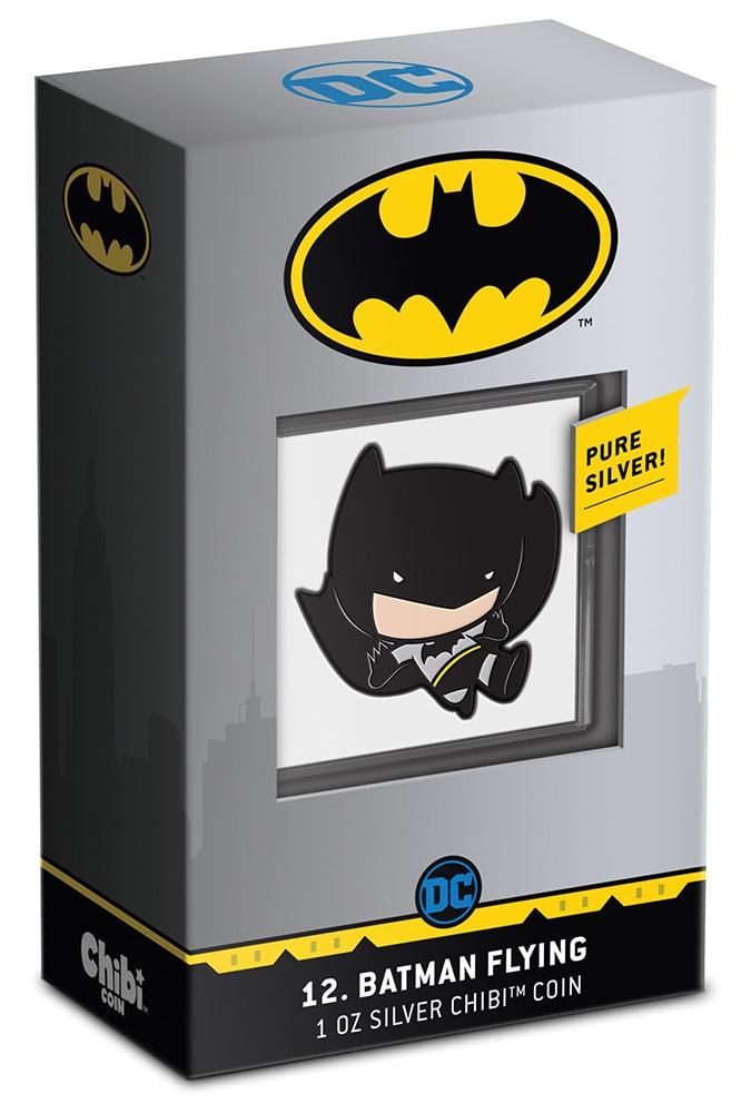 Batman Flying 1oz Silver Coin (Prototype Shown) View 4