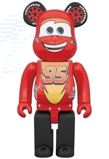 Be@rbrick Lightning McQueen 1000% Collectible Figure by