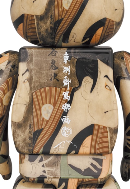 Be@rbrick Toshusai Sharaku 100% and 400% Set by Medicom