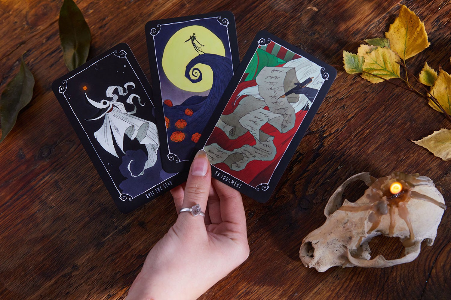 The Nightmare Before Christmas Tarot Deck and Guidebook- Prototype Shown