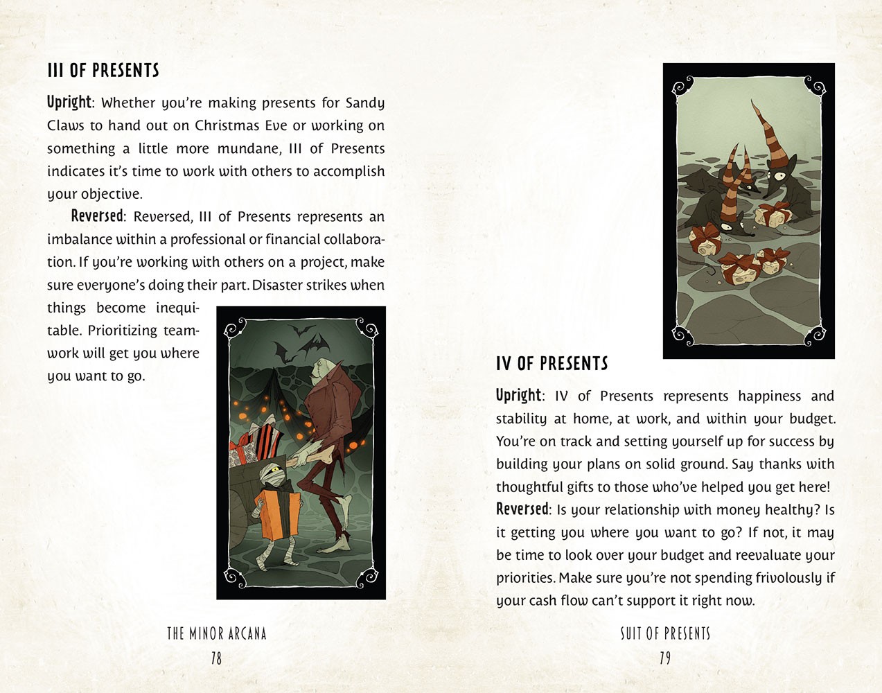 The Nightmare Before Christmas Tarot Deck and Guidebook