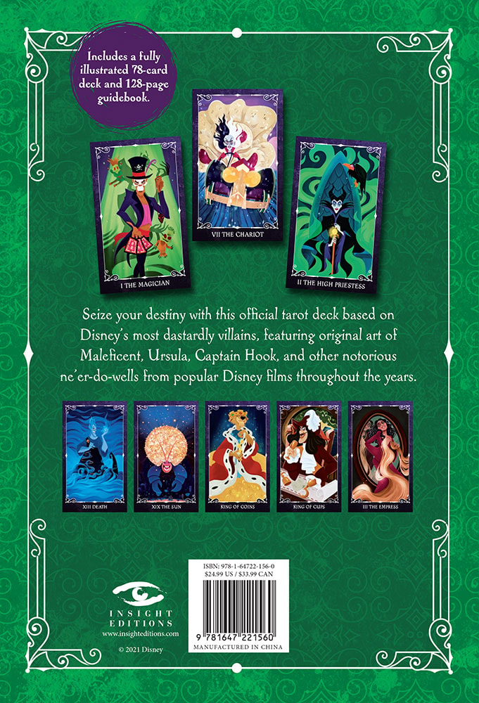Disney Villains Tarot Deck and Guidebook