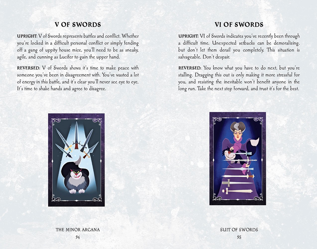 Disney Villains Tarot Deck and Guidebook- Prototype Shown