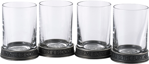 House Sigils Shot Glass Quartet