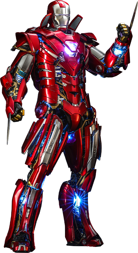 Hot toys iron hot sale man silver centurion
