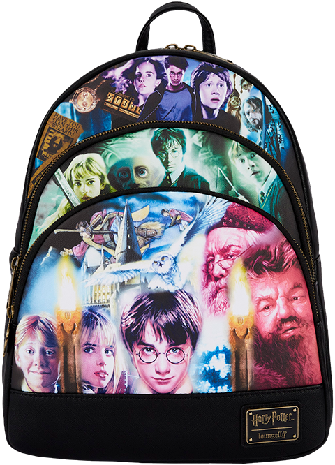 Harry Potter Trilogy Triple Pocket Mini Backpack