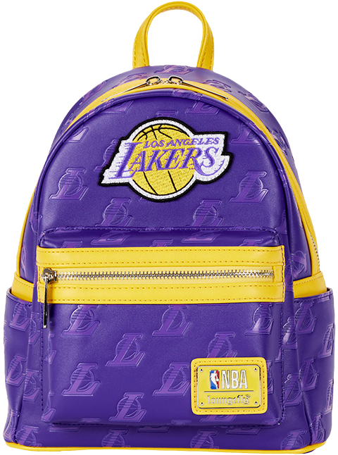 Lakers Debossed Logo Mini Backpack (Prototype Shown) View 7